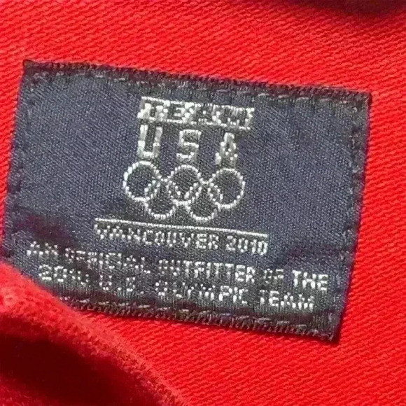 Ralph Lauren  Boy’s Lg Red Polo Shirt Team USA Olympic Vancouver 2010 - Picture 4 of 9